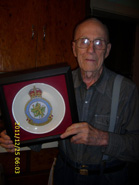 VERY proud 92 year old recipient, CPL Joe Mahar (Ret)