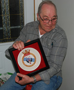 A VERY Proud recipient of HMCS Kootenay Badge Plate