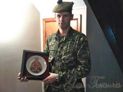 SGT Kyle Ferguson....a VERY happy and proud recipient!